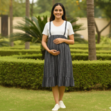 Ebony Lineart Cotton Customised Maternity Wear.