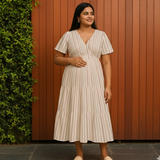 Vanilla Mist Cotton Customised Maternity Wear.