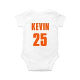 Netherlands Football Team Inspired Baby Romper – Orange Pride Bodysuit