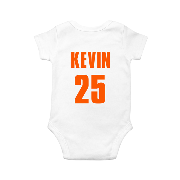 Netherlands Football Team Inspired Baby Romper – Orange Pride Bodysuit