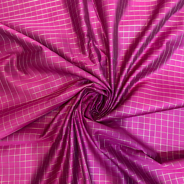 Magenta Checks Baby Ethnic Dhoti Romper