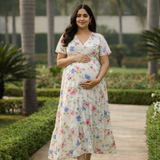 Blossom Floral Cotton Customised Maternity Wear
