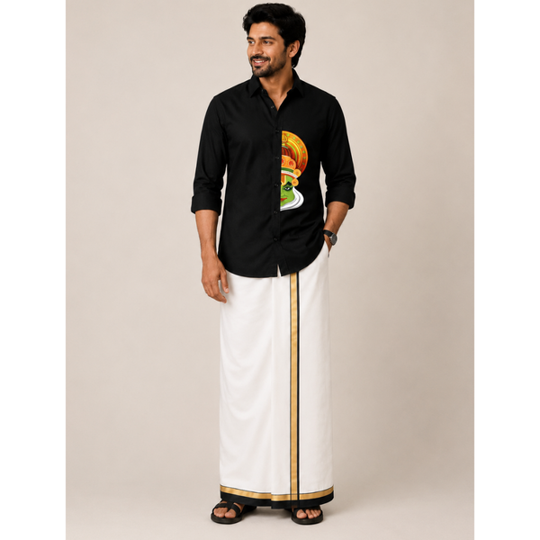 Vibrant Kathakali- Dad Shirt