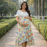 Peach Orchard Bloom Customised maternity Wear