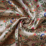 Peacock Garden Tie-Shoulder Baby Frock