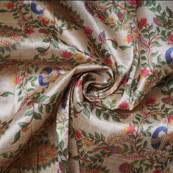 Peacock Garden Tie-Shoulder Baby Frock