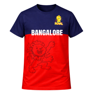 Bangalore Inspired Cricket Fan Jersey T-Shirt – Power Play Edition