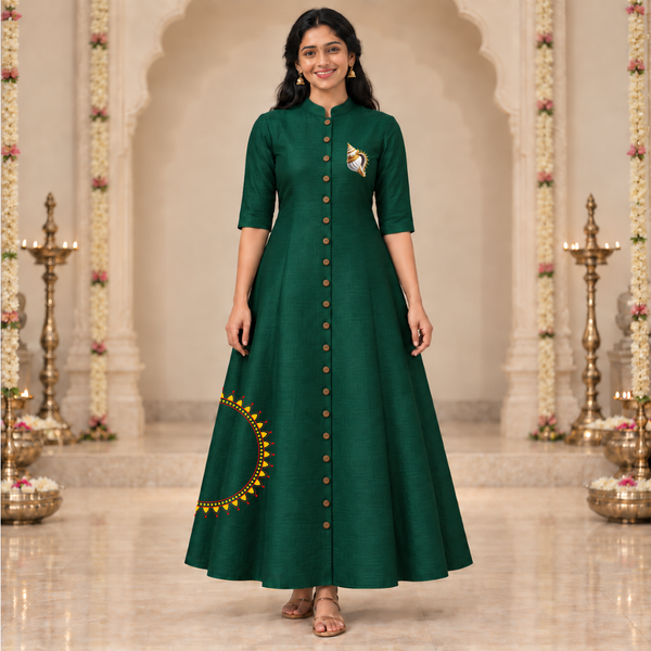 Durga Shankha Shakti Family Combo - Mom Dress