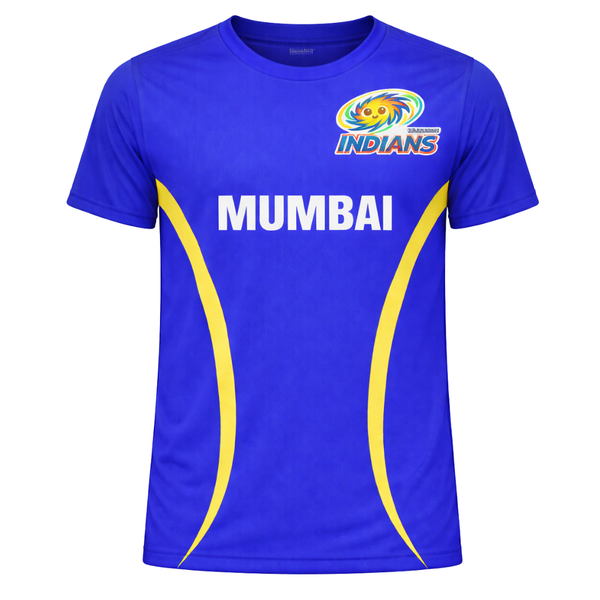 Mumbai Inspired Cricket Fan Jersey T-Shirt – Classic Blue Edition