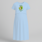"9 Month"- Comfort Fit Maternity Maxi Dress With Prints