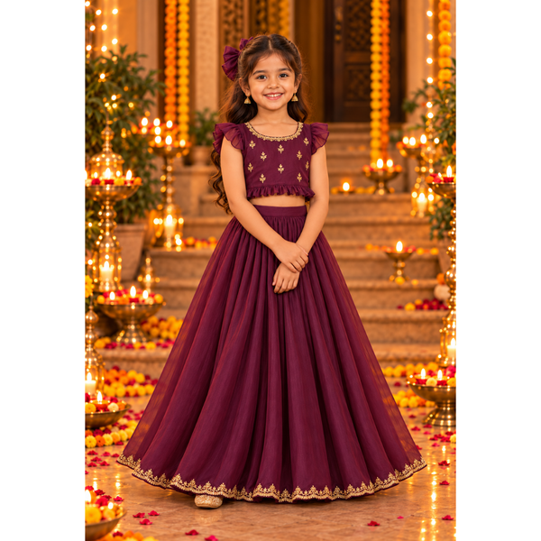 Royal Wings Festive Family Combo -Girl Kid Dress