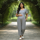 Blue Striped  Cotton Customised Maternity wear Collection