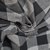 Black And White Checks Customised Maternity Wear.