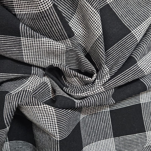 Black And White Checks Customised Maternity Wear.