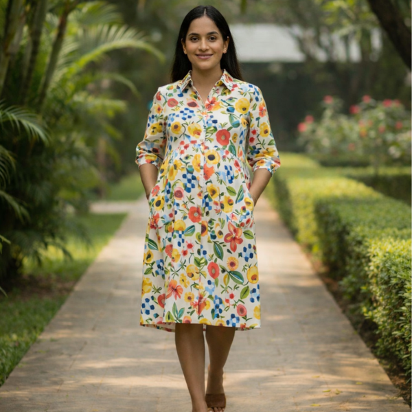 Peach Orchard Bloom Customised maternity Wear