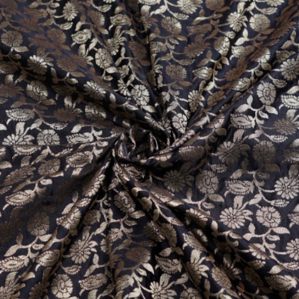 Midnight Bloom Tie-Shoulder Baby Frock