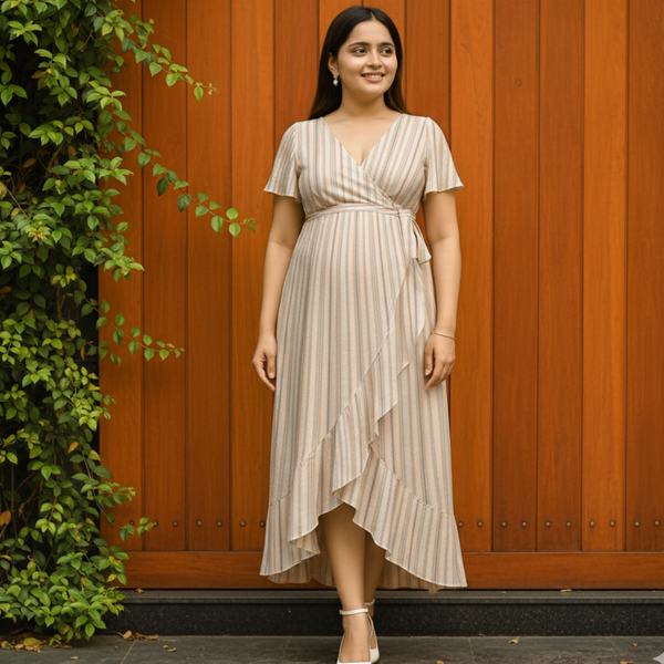 Vanilla Mist Cotton Customised Maternity Wear.