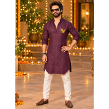 Royal Wings Festive Family Combo - Dad Kurta