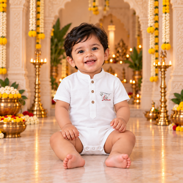 Durga Charana Family Combo - Baby Romper