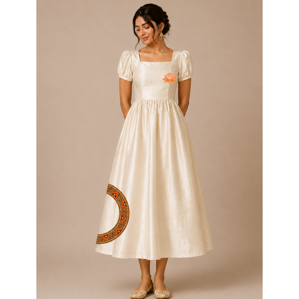 Lotus Motif - Mom Dress