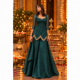 Regal Waves Festive Family Combo - Mom Co-ords