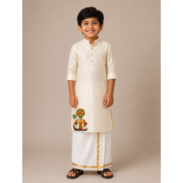 Boat-Race and Kathakali - Boy Kid Shirt