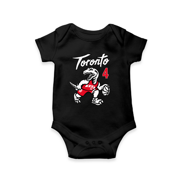 Toronto 4 Basketball Dino BabyRomper