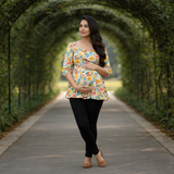 Peach Orchard Bloom Customised maternity Wear
