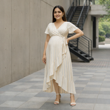 Coastal Stripe Cotton Customised Maternity Wear.