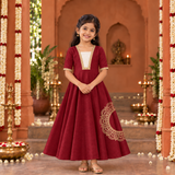 Durga Mandala Family Combo - Girl Kid Dress