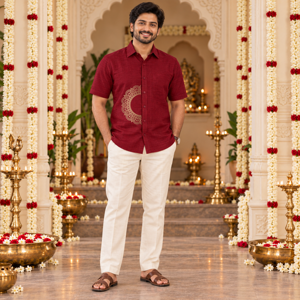 Durga Mandala Family Combo - Dad Shirt