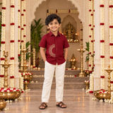 Durga Mandala Family Combo - Boy Kid Shirt