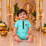 Durga Lotus Harmony Family Combo - Baby Romper