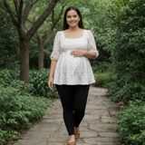 Misty Dots Cotton Maternity Collection