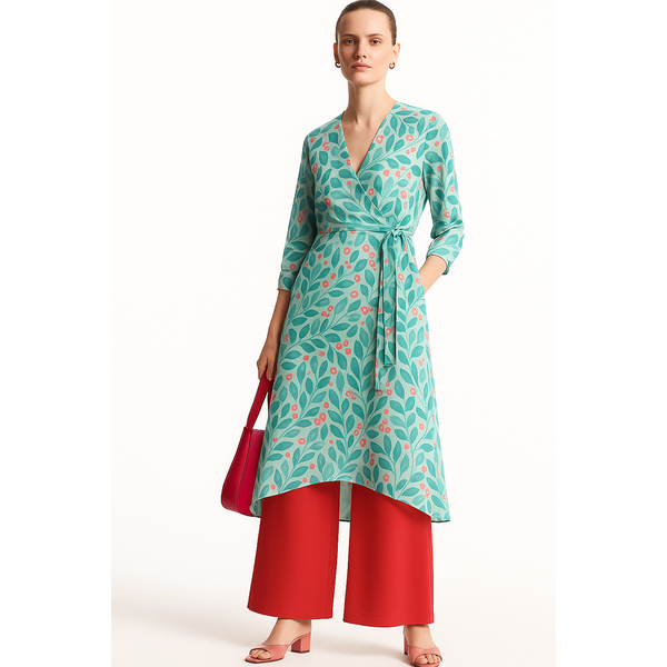 Wrap Georgette Coord