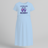 "Leveled Up To Mommy "- Comfort Fit Maternity Maxi Dress With Prints