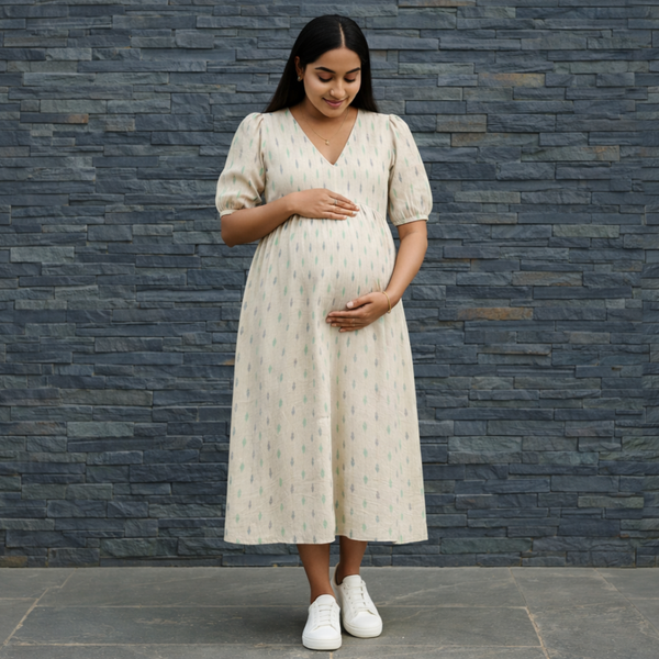 Sage Mist Cotton Maternity Collection