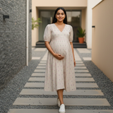 Sand Dune Stripe Cotton Customised Maternity Collection