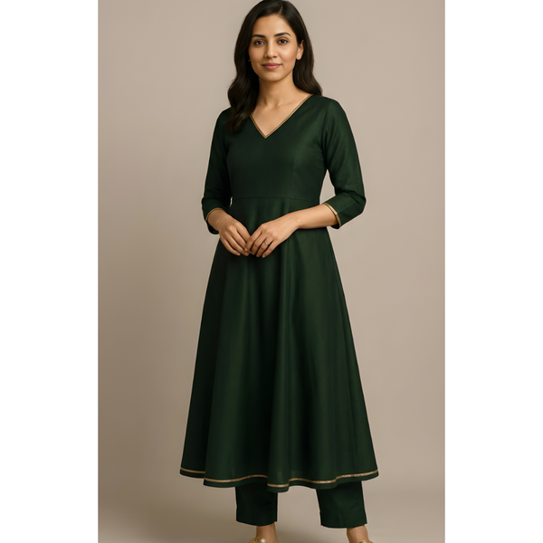 CLASSIC RAW SILK_GREEN_MOM SET