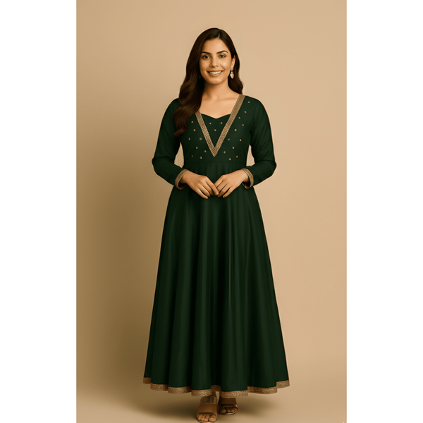 TIMELESS RAW SILK_GREEN_MOM SET