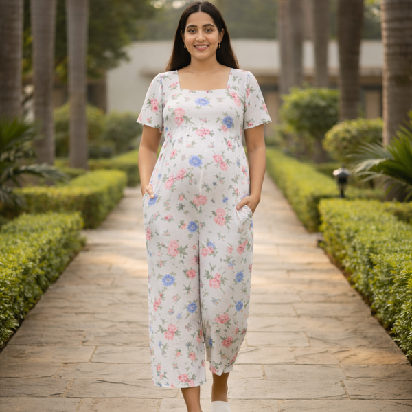 Blossom Floral Cotton Customised Maternity Wear