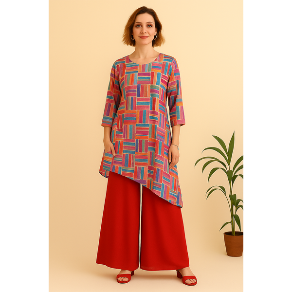 Asymmetric Georgette Coord