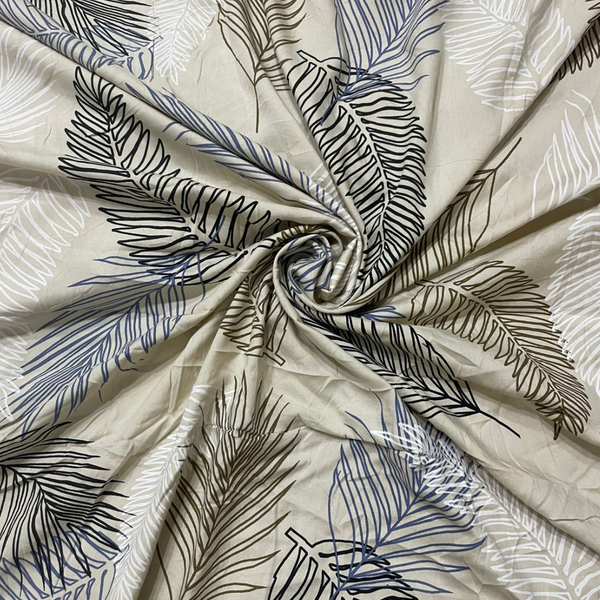 Tropical Leaf Print Baby Romper Shirt