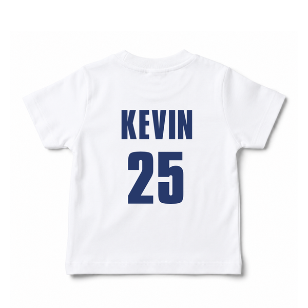 USA Soccer Team Inspired Kids T-Shirt – Red Wave Stripe Fan Jersey