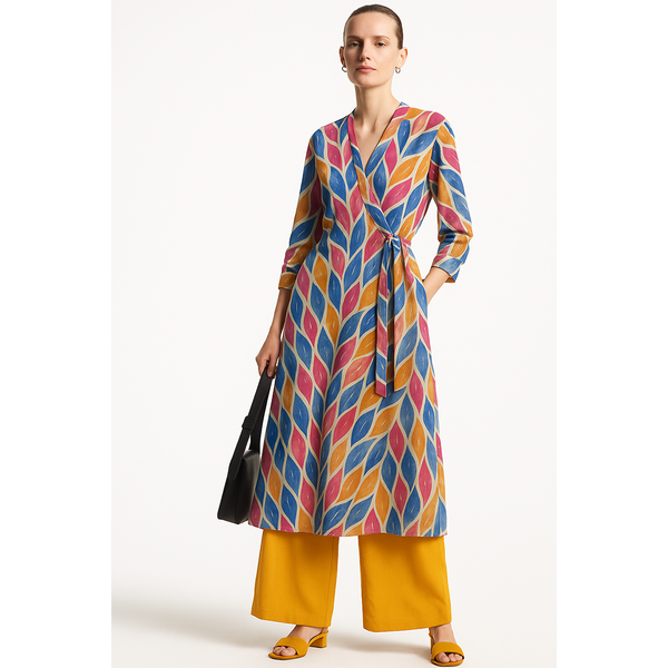 Wrap Georgette Coord