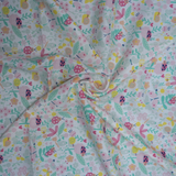 Pastel Garden Print Baby Romper Shirt