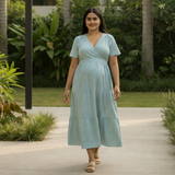 Dusky Sky Stripe Customised Maternity Wear