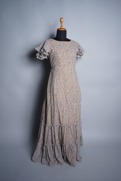 Year-end Sale : Cheetah printed feeding dress