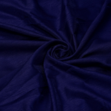 Royal Blue One-Shoulder Top with Kasavu Romper Skirt