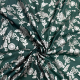 Emerald Garden Tie-Shoulder Baby Frock